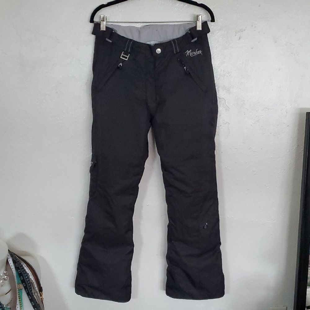 Black Ski Pants by Marker Size 4